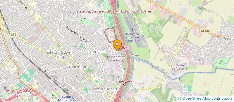 localisation de l'entreprise ICA MANAGEMENT à TOULOUSE