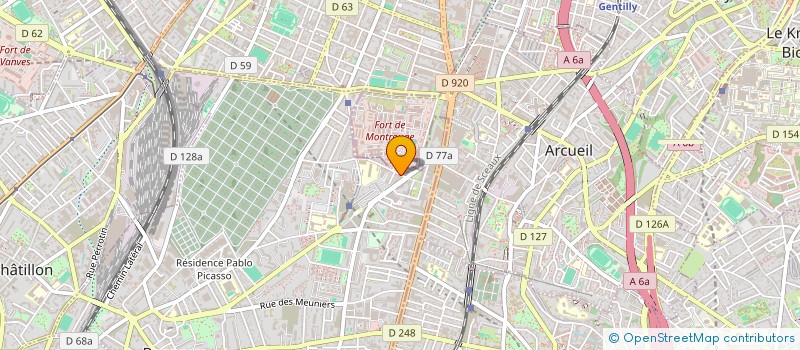 localisation de l'entreprise ICA-PARIS FRANCE à BAGNEUX