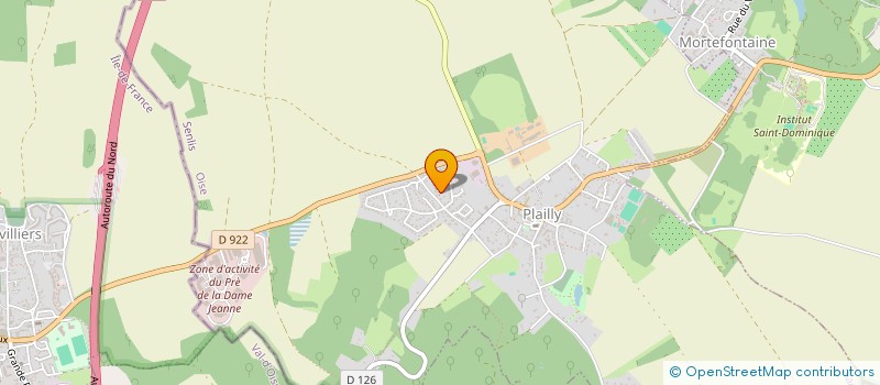 localisation de l'entreprise ICA PRESTATIONS  PLAILLY