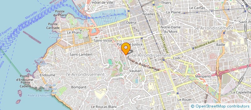 localisation de l'entreprise ICA2M à MARSEILLE
