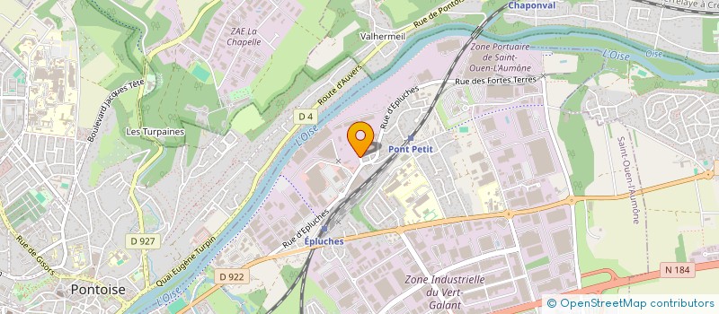 localisation de l'entreprise ICAADI à SAINT-OUEN-L'AUMONE