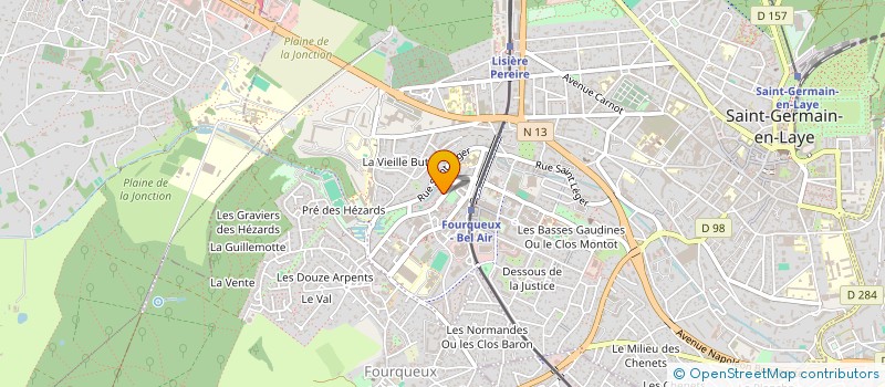 localisation de l'entreprise ICABE  SAINT-GERMAIN-EN-LAYE