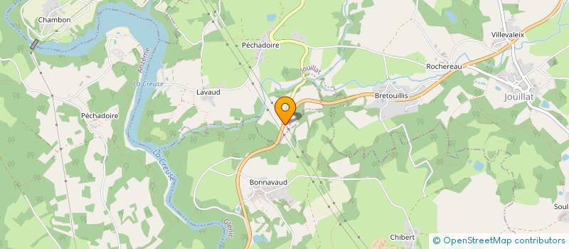 localisation de l'entreprise ICADE à JOUILLAT