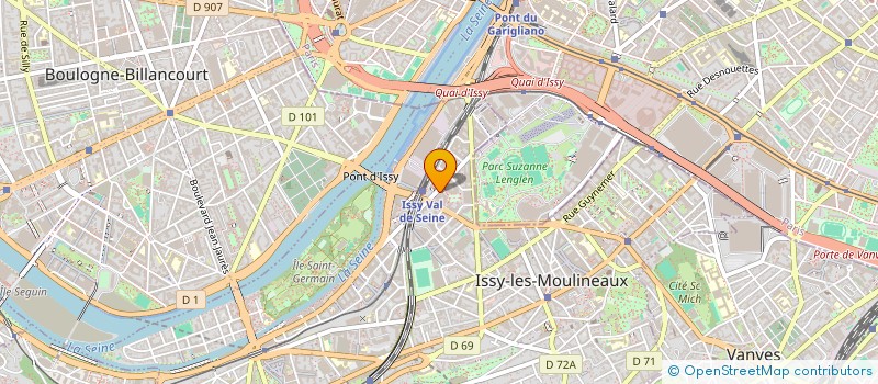 localisation de l'entreprise ICADE PIERRE POUR TOUS  PUTEAUX