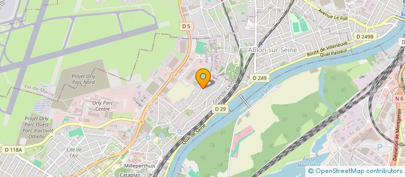localisation de l'entreprise ICADEMS à ATHIS-MONS