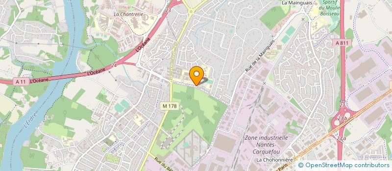 localisation de l'entreprise ICAM SUMOTH TEAM  CARQUEFOU