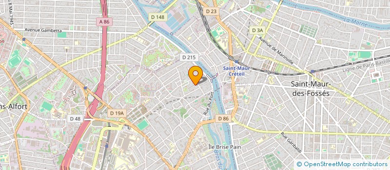 localisation de l'entreprise ICAN NETWORKS à CRETEIL