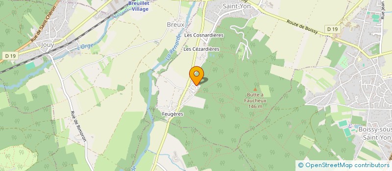 localisation de l'entreprise ICANA  SAINT-YON