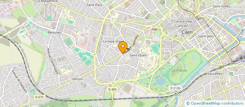 localisation de l'entreprise ICANE à CAEN