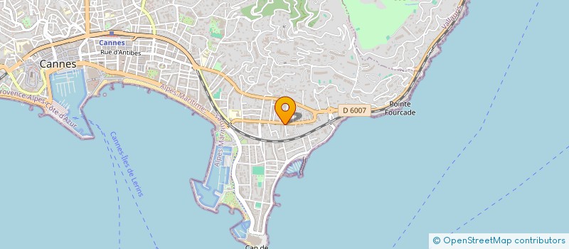 localisation de l'entreprise ICANIS à ANTIBES