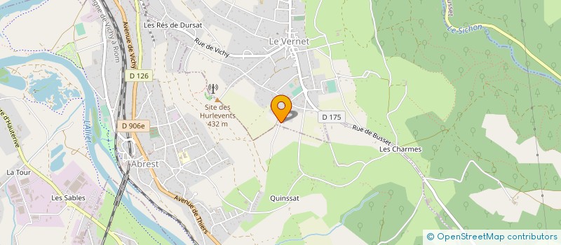 localisation de l'entreprise ICAPE à LE VERNET