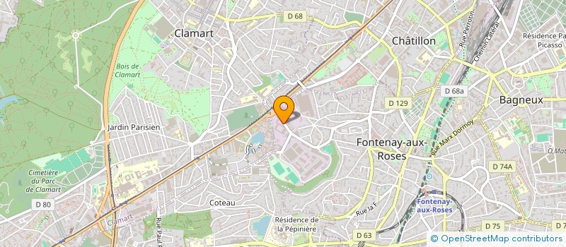localisation de l'entreprise ICAPE - INTERNATIONAL CONSULTING ACTIVITES FOR PRINTED CIRCUIT BOARDS AND ELECTRONICS à FONTENAY-AUX-ROSES