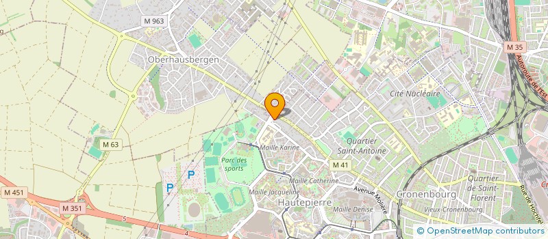 localisation de l'entreprise ICAPS à STRASBOURG