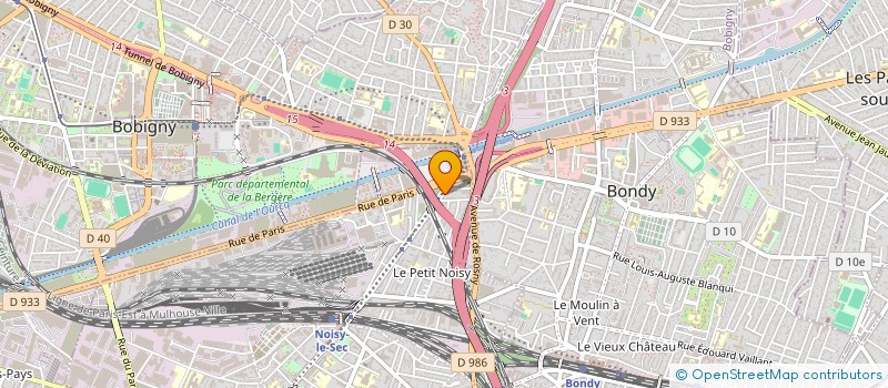 localisation de l'entreprise ICAR à NOISY-LE-SEC