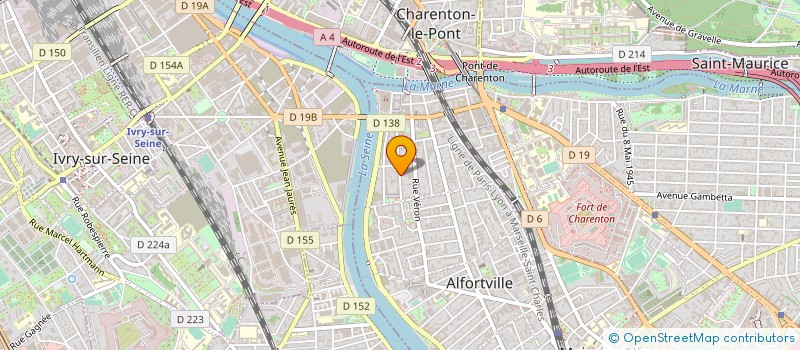 localisation de l'entreprise ICAR à ALFORTVILLE