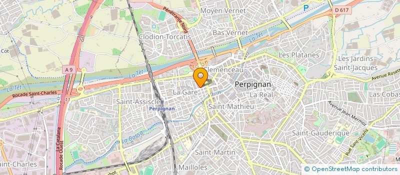 localisation de l'entreprise ICAR à PERPIGNAN