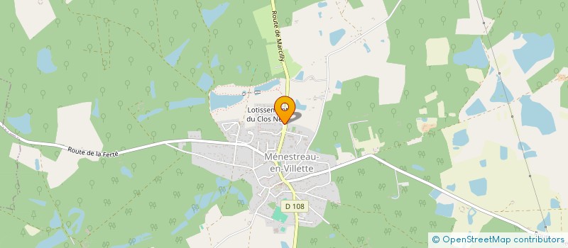 localisation de l'entreprise ICAR à MENESTREAU-EN-VILLETTE