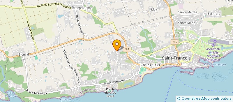localisation de l'entreprise ICAR BUS TRANSPORTS à SAINT-FRANCOIS