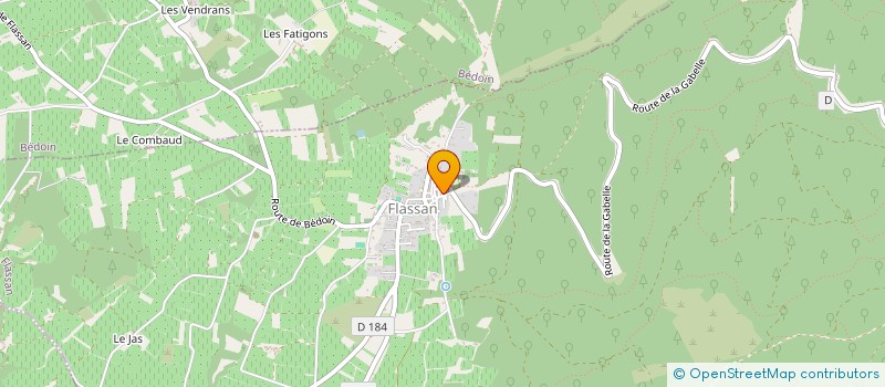 localisation de l'entreprise ICARD PROMOTION à FLASSAN