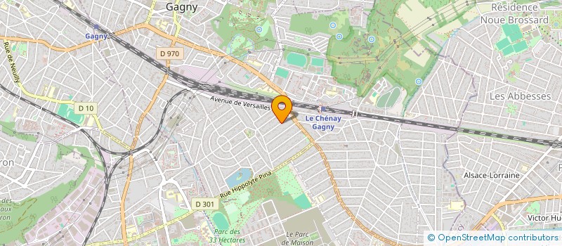 localisation de l'entreprise ICARDI  GAGNY