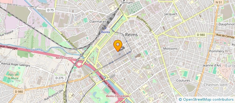 localisation de l'entreprise ICARDINE à REIMS