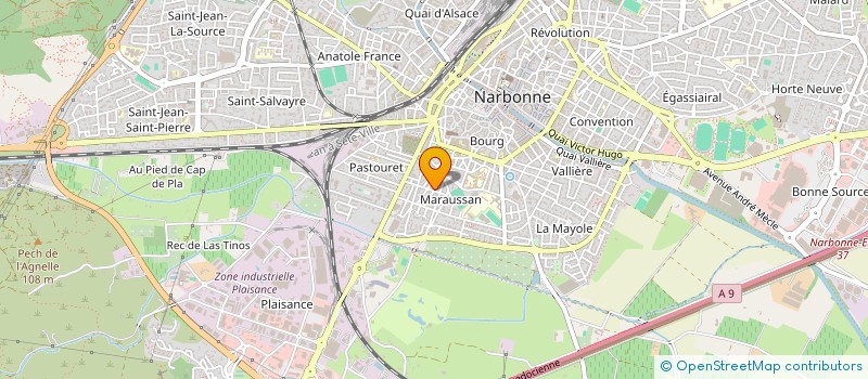 localisation de l'entreprise ICARE à NARBONNE