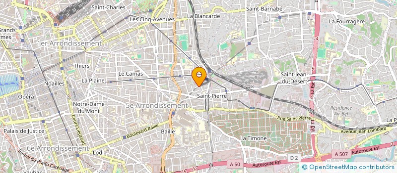localisation de l'entreprise ICARE à MARSEILLE