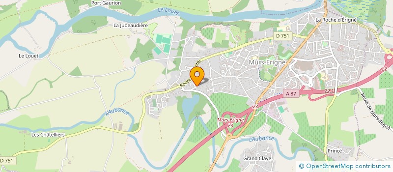 localisation de l'entreprise ICARE  MURS-ERIGNE