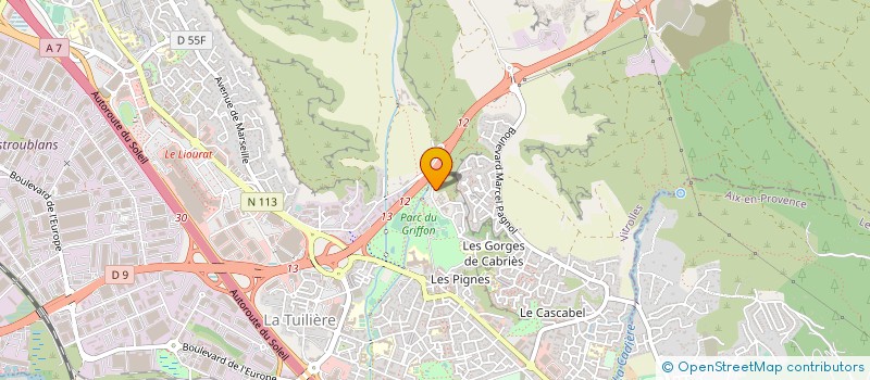 localisation de l'entreprise ICARE à VITROLLES