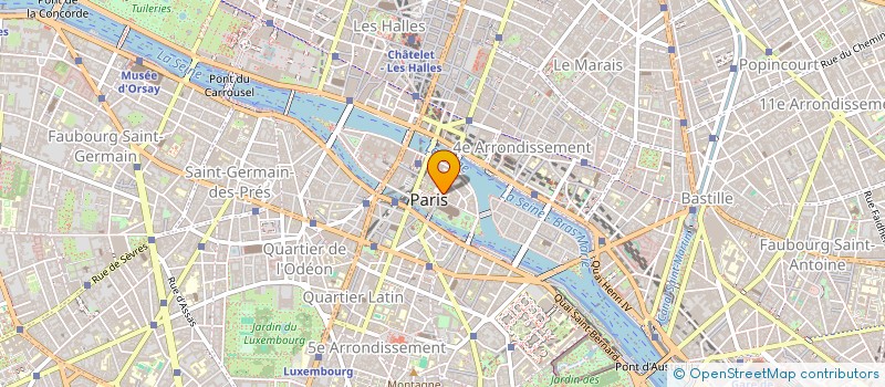 localisation de l'entreprise ICARE  PARIS