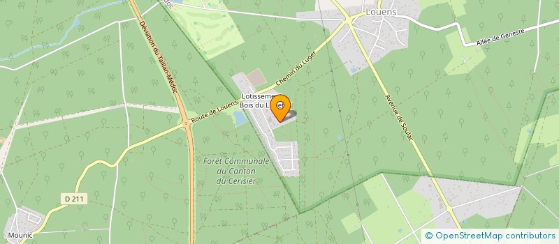 localisation de l'entreprise ICARE à LE PIAN-MEDOC