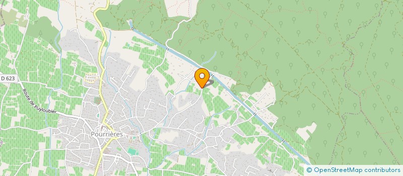 localisation de l'entreprise ICARE  POURRIERES