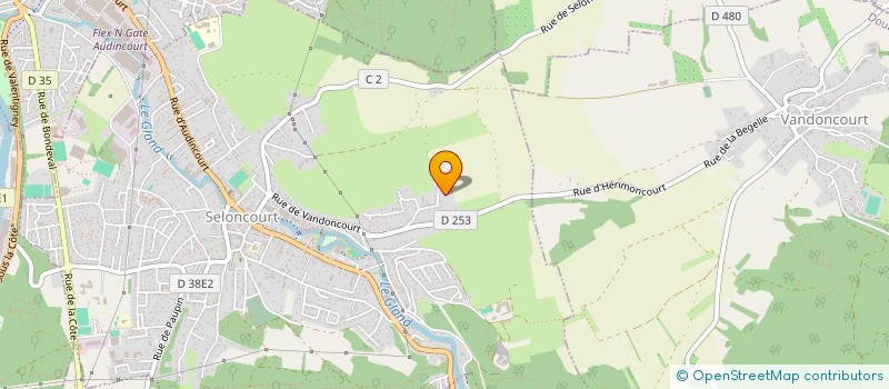 localisation de l'entreprise ICARE  SELONCOURT