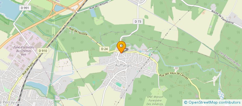 localisation de l'entreprise ICARE  AUFFARGIS