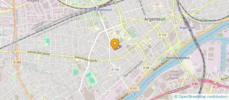 localisation de l'entreprise ICARE ADVANCED TECHNOLOGY  ARGENTEUIL