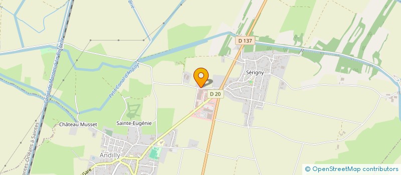 localisation de l'entreprise ICARE BTP  ANDILLY