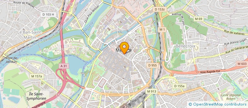 localisation de l'entreprise ICARE CONCEPT à METZ