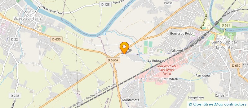 localisation de l'entreprise ICARE CONSEIL à SAINT-SULPICE-LA-POINTE