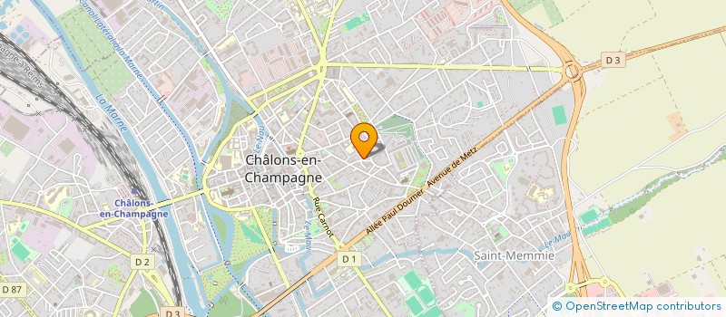 localisation de l'entreprise ICARE CONSEIL INGIENIERIE à CHALONS-EN-CHAMPAGNE