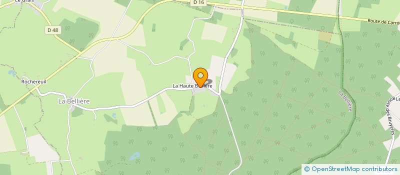 localisation de l'entreprise ICARE DRIVE à LA BELLIERE