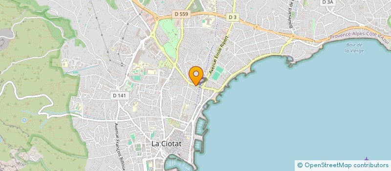 localisation de l'entreprise ICARE ENERGIES à LA CIOTAT