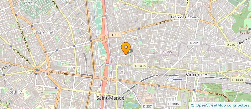 localisation de l'entreprise ICARE FIDUCIAIRE à MONTREUIL