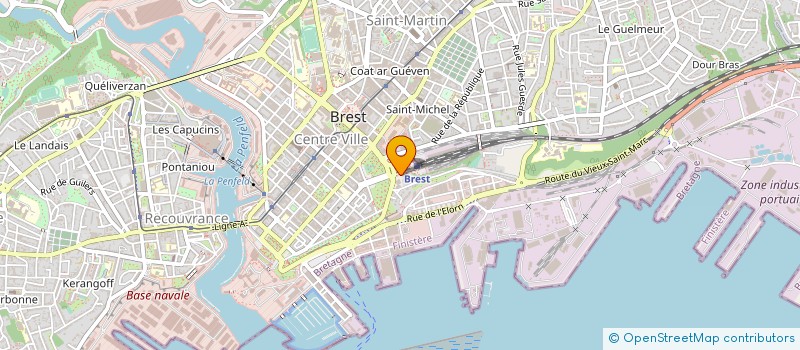 localisation de l'entreprise ICARE FOR PRO  MORLAIX