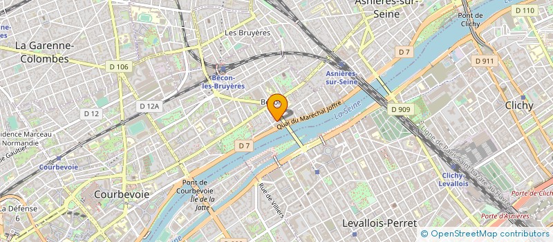 localisation de l'entreprise ICARE INDUSTRIES à COURBEVOIE