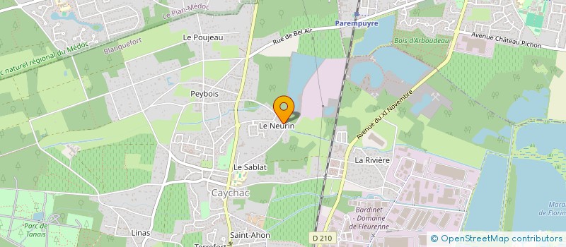 localisation de l'entreprise ICARE.INVEST à BLANQUEFORT