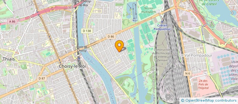 localisation de l'entreprise ICARE RENOVATION  CHOISY-LE-ROI