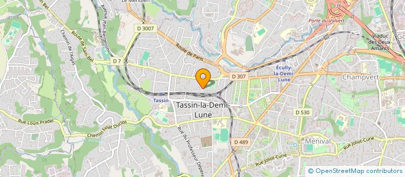 localisation de l'entreprise ICARE SAS à TASSIN-LA-DEMI-LUNE