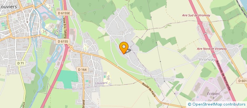localisation de l'entreprise ICARE SCI à LOUVIERS