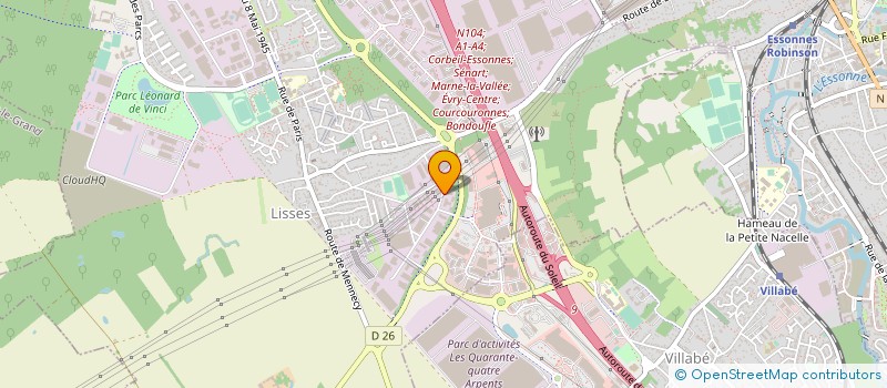 localisation de l'entreprise ICARE TRANSPORTS à LISSES