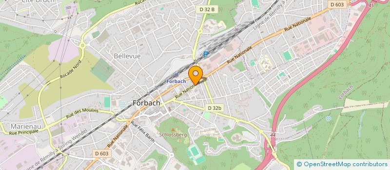 localisation de l'entreprise ICARIO CONSEILS  FORBACH